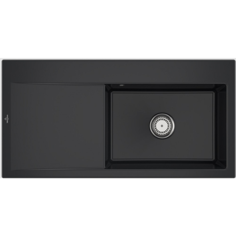 Villeroy & Boch Subway Style 60 zlewozmywak wbudowany 1000 x 510 mm Pure Black