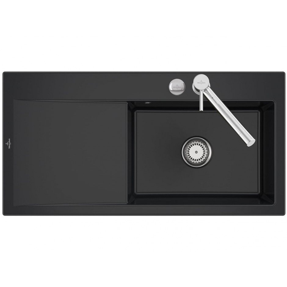 Villeroy & Boch Subway Style 60 zlewozmywak wbudowany 1000 x 510 mm Pure Black