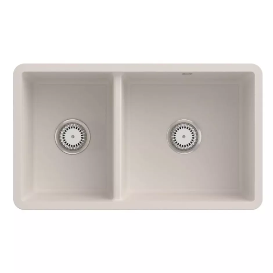 Villeroy & Boch Subway 80 U zlewozmywak podblatoowy 750 x 440 mm Crema CeramicPlus