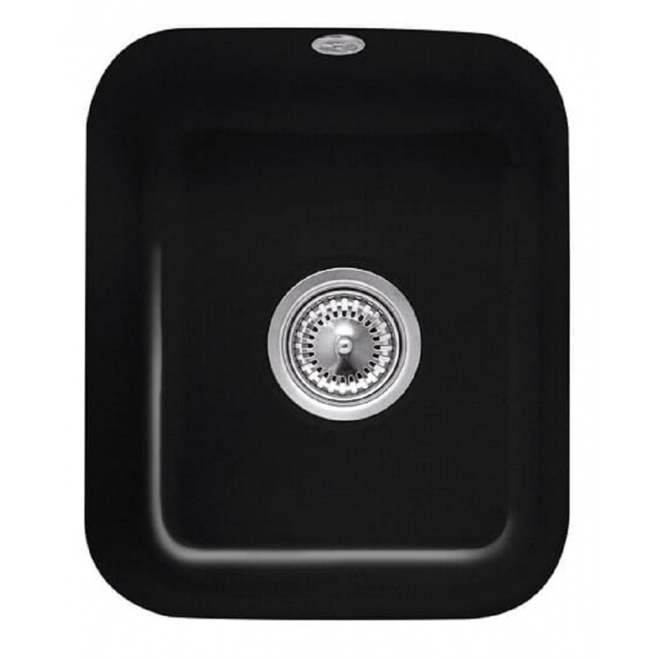 Villeroy & Boch Cisterna 45 zlewozmywak podblatoowy 370 x 435 mm Pure Black