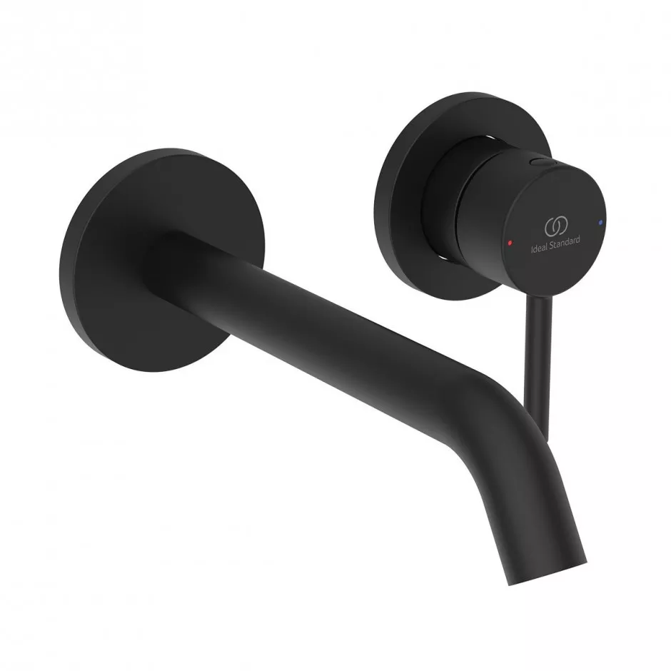 Ideal Standard Ceraline Nuovo Bat.umywalkowa wylewka 18cm satynowa czerń