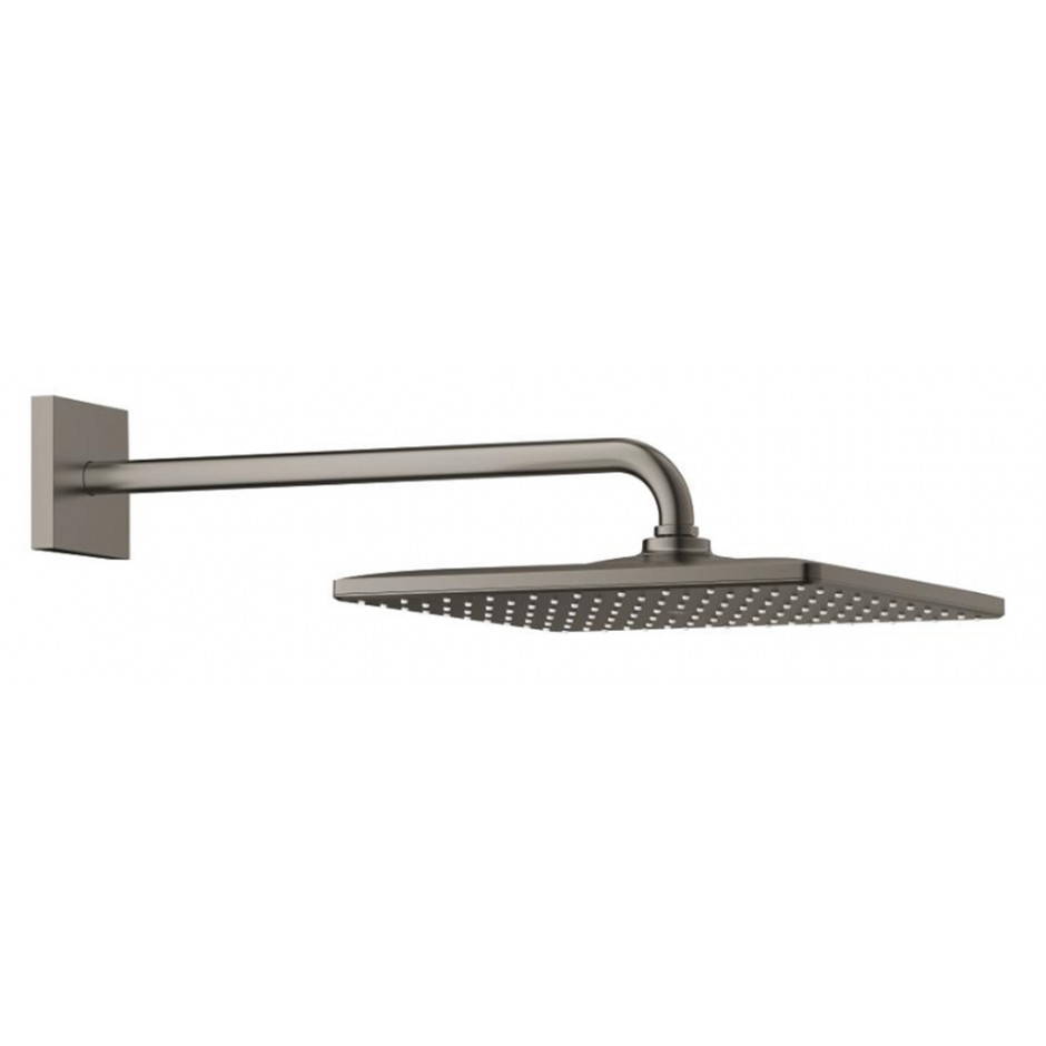Grohe Rainshower Mono 310 Cube Deszczownica z ramieniem 422 mm, 1 strumień satynowy grafit