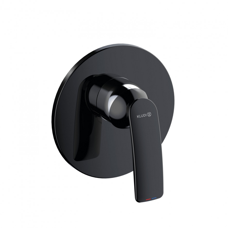 Kludi Balance podtynkowa bateria natryskowa; do 88022; czarny mat