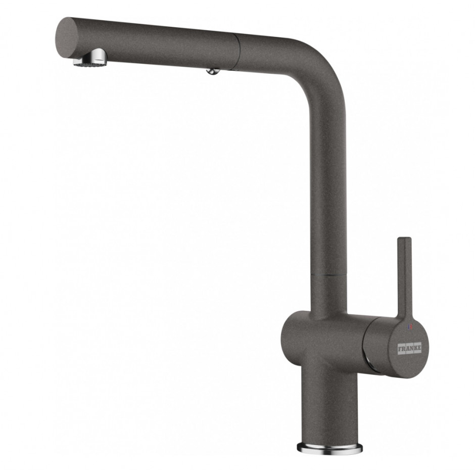 Franke Bateria kuchenna Active L pull out spray Łupkowy Szary