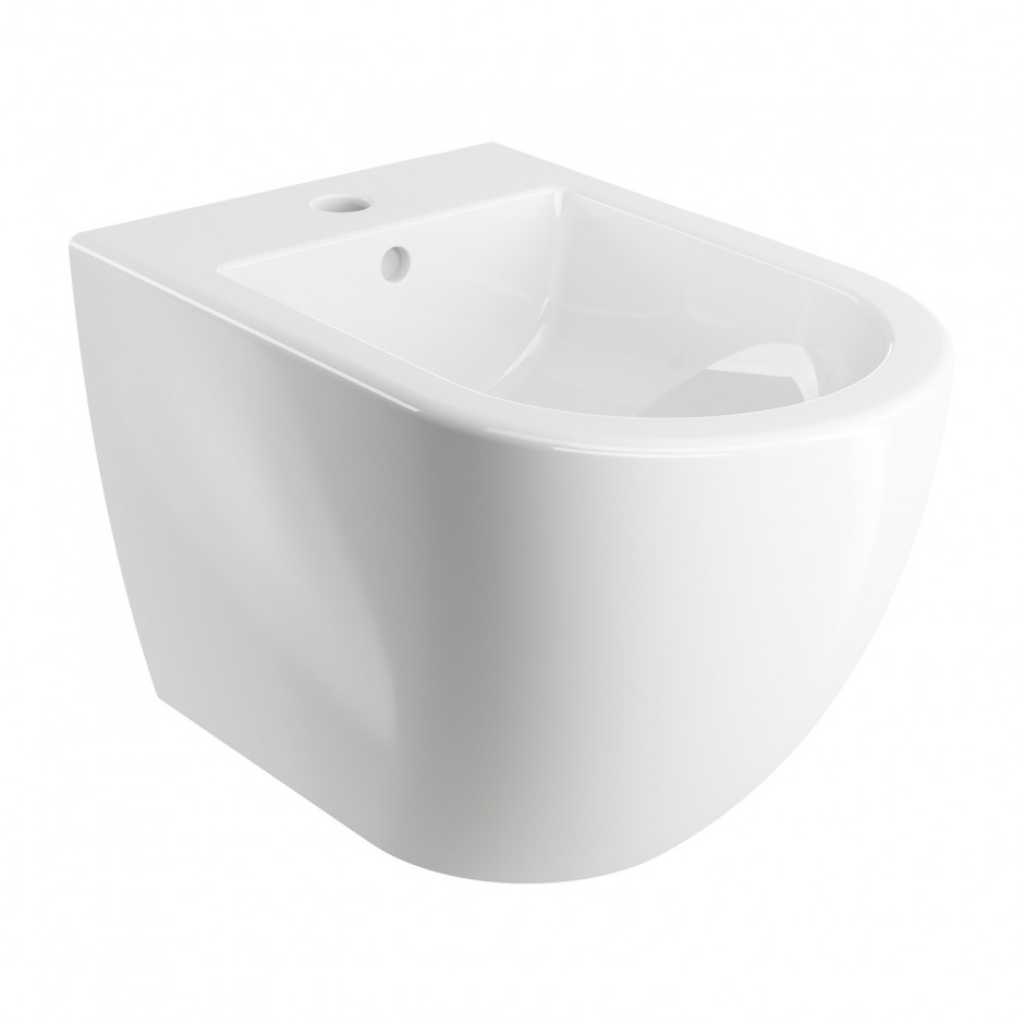 Omnires OTTAWA COMFORT bidet wiszący, 54 x 36,5 cm biały połysk