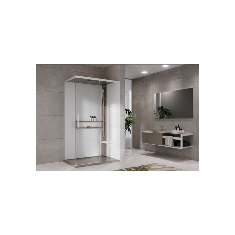 Novellini Glax 2.0 kabina z hydromasażem 120x80 prawa bat term.hydro plus corda