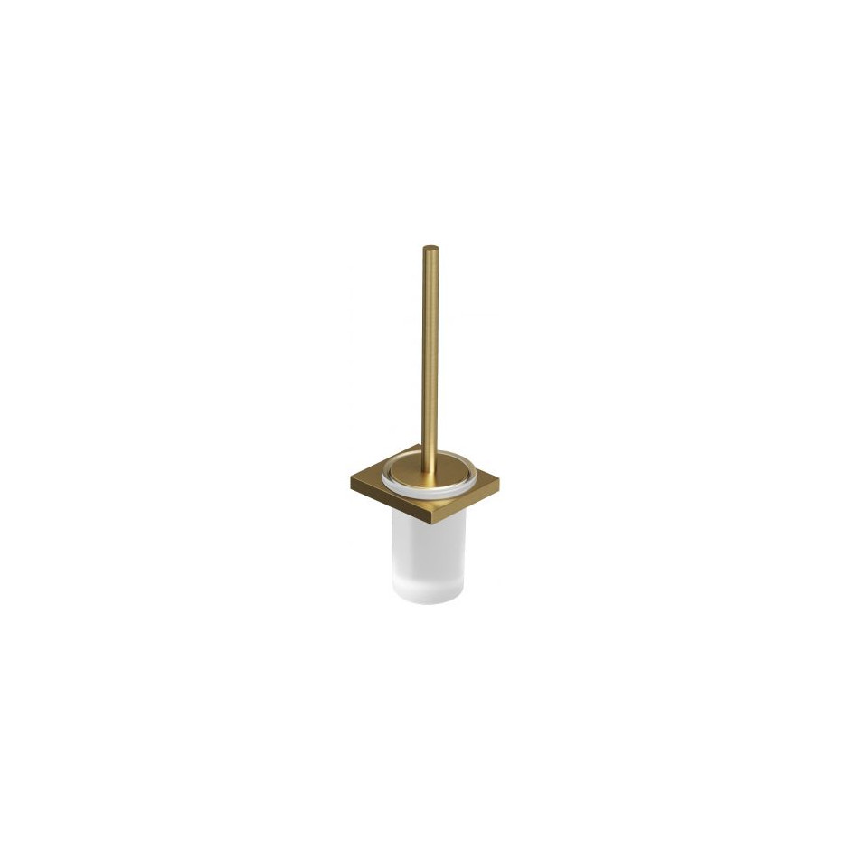 Kludi Vela C zestaw ze szczotką do WC Brushed Gold