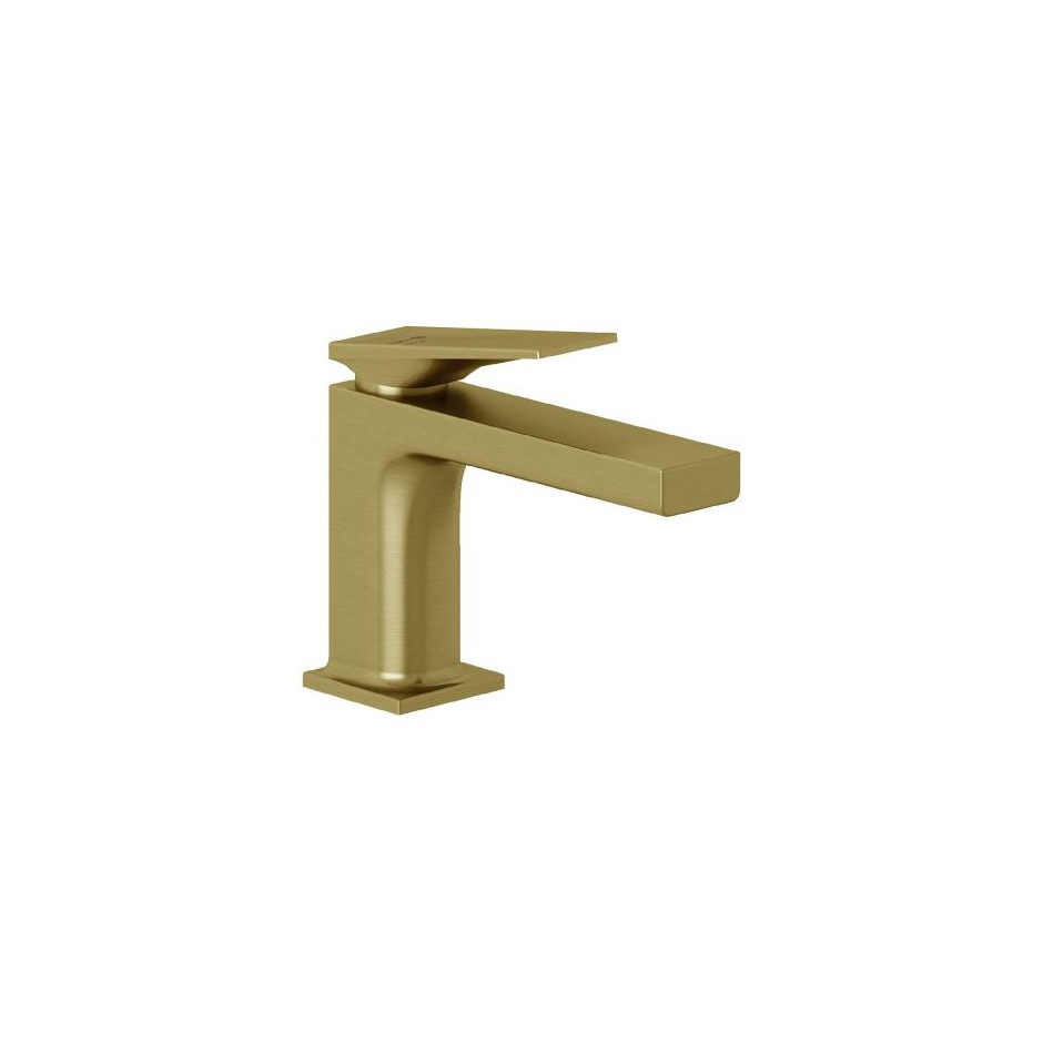 Kludi Decus bateria umywalkowa 85, zestaw odpływowy PUSH-OPEN, EcoPlus Brushed Gold