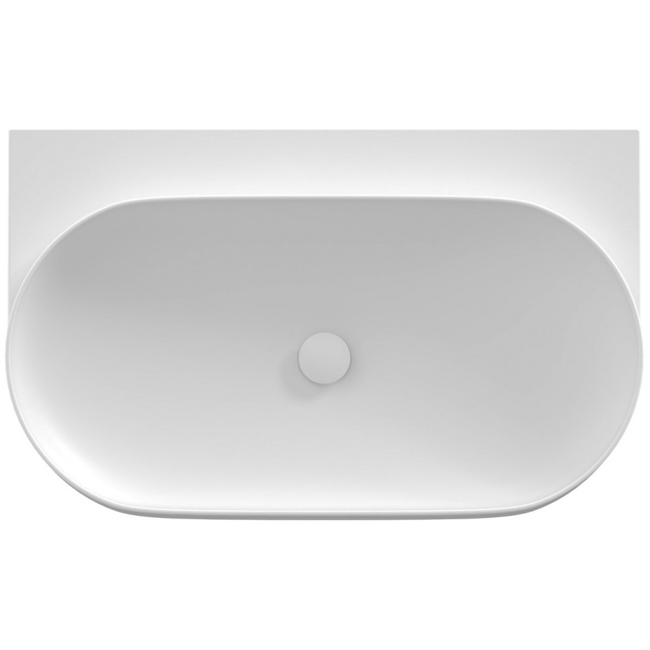 Ravak Umywalka ceramiczna YARD 800 bez otworu, biały mat