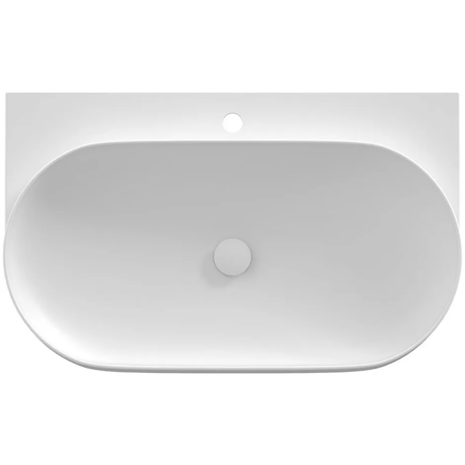 Ravak Umywalka ceramiczna YARD 800 biały mat