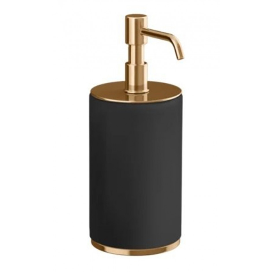 Gessi Stojący dozownik mydła czarny Warm Bronze PVD