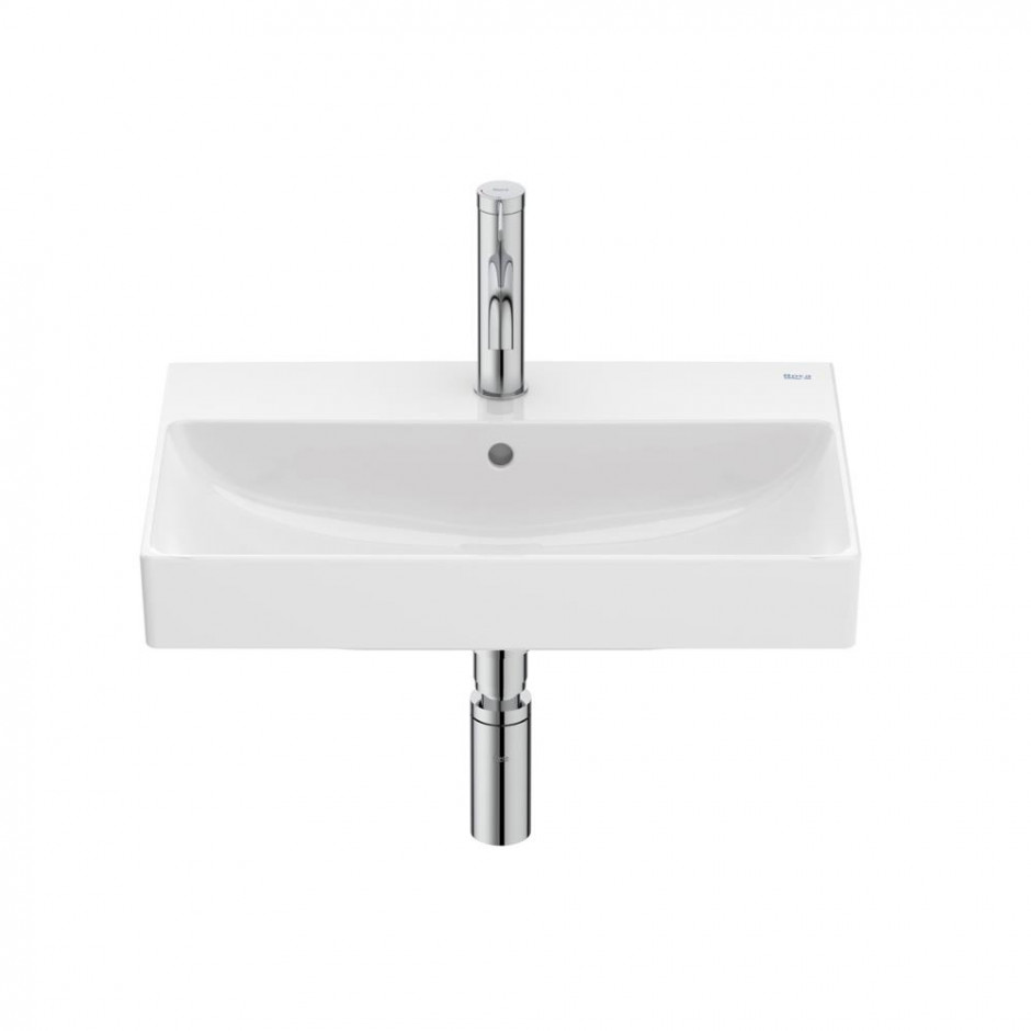 Roca Ona Umywalka ścienna prostokątna Compacto 55x36 cm Supraglaze biały - 846127_O1