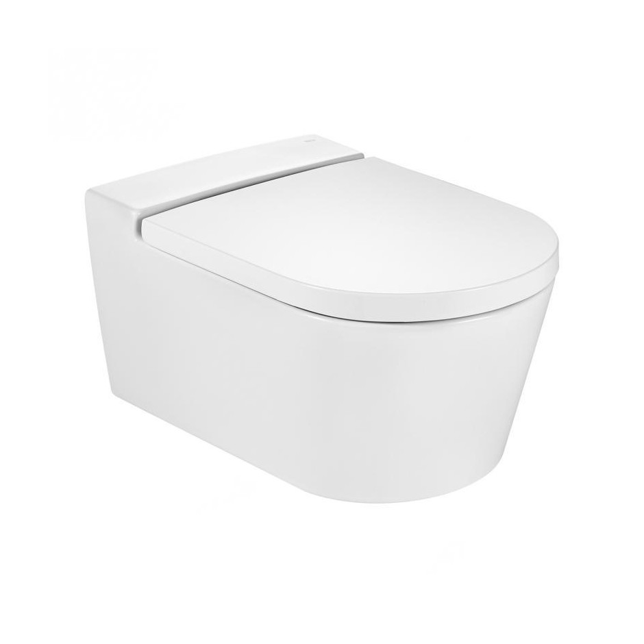 Roca Inspira Compacto Miska WC wisząca Rimless 48x37 cm Supraglaze biały - 841332_O1