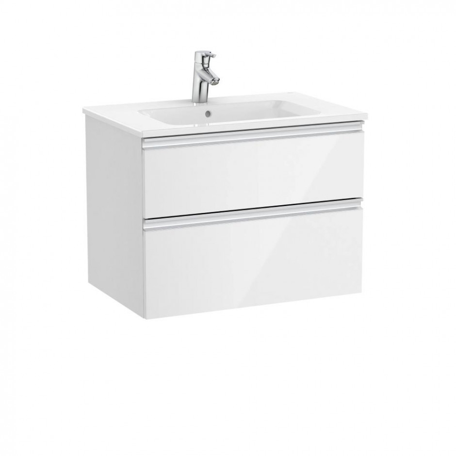 Roca Gap-N Unik Zestaw łazienkowy umywalka z szafką 70 cm biały - 841782_O1