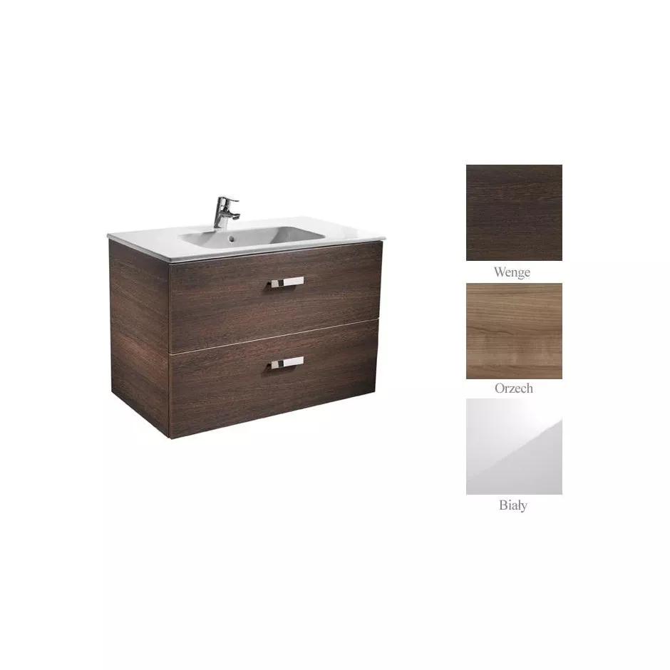 Roca Victoria Basic zestaw unik szuflady 80 cm (szafka + umywalka) biały - 466052_O1