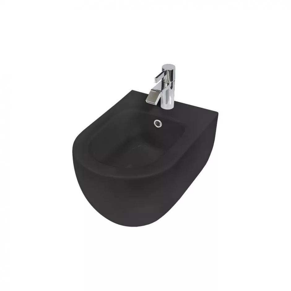 HushLab Calm Bidet wiszący 50x35 kolor czarny matowy - 766950_O1