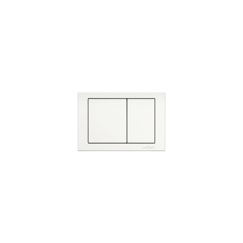 Cersanit Hi-Tec przycisk cube biały - 762687_O1