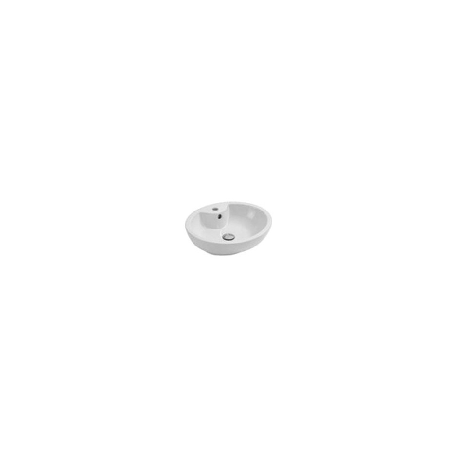 GSI Zoom Umywalka nablatowa, 49,5 x 41,5 cm, biała - 406263_O1