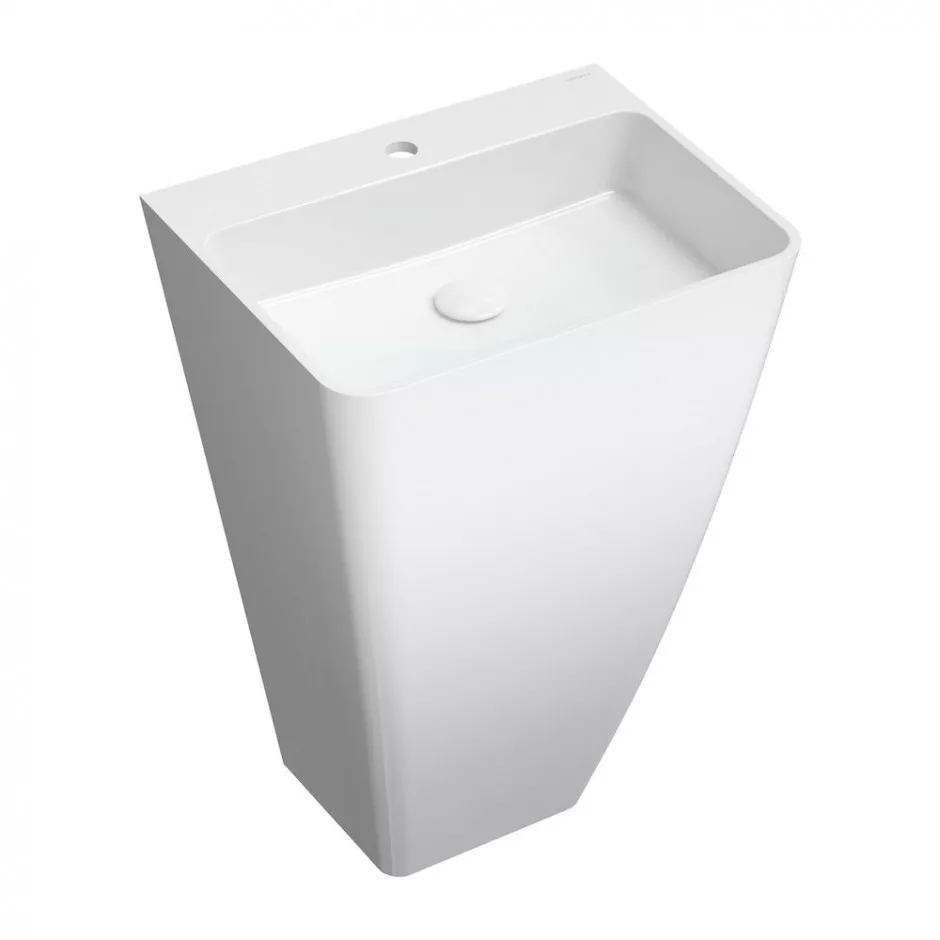 Omnires Parma Umywalka Wolnostojąca Marble+, 55X43Cm, Biały Połysk - 844425_O1