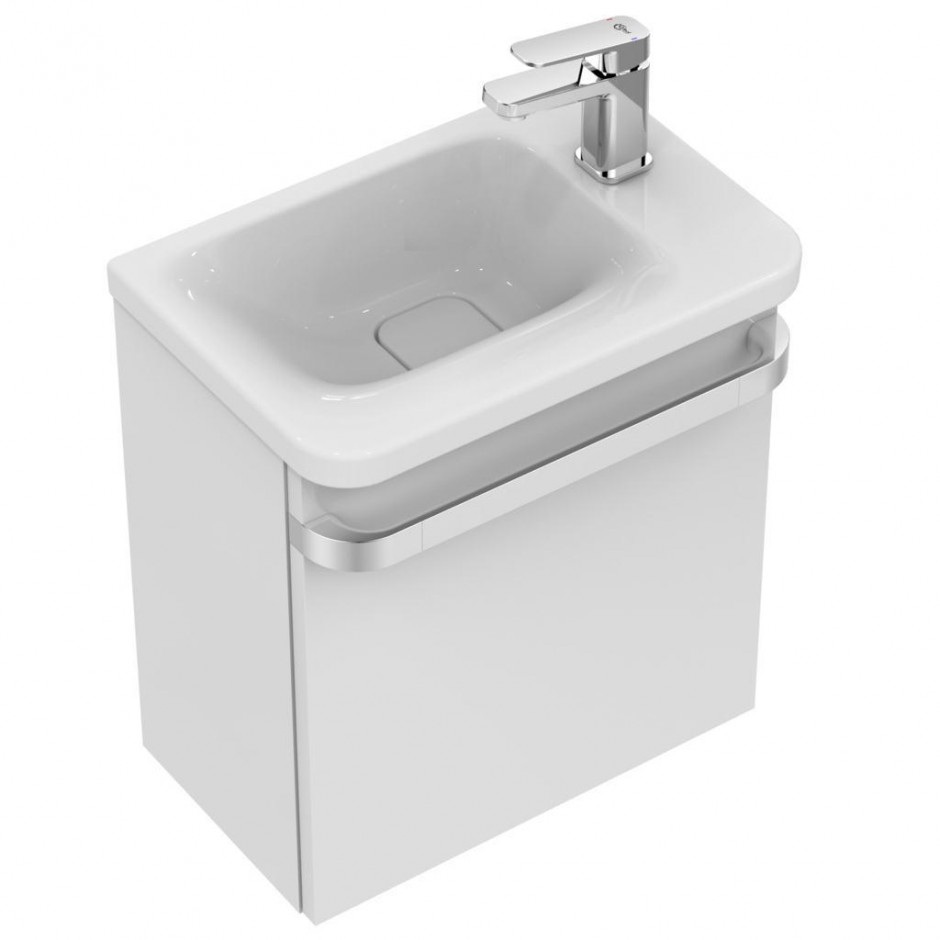 Ideal Standard Tonic II szafka pod umywalkę 45cm drzwi prawe biały połysk - 576770_O1