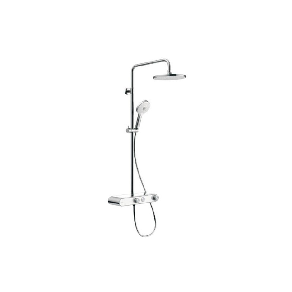 Duravit Shower Systems System prysznicowy Shelf 1050 Chrom|Biały błyszczący 400x524x940 mm - 903417_O1