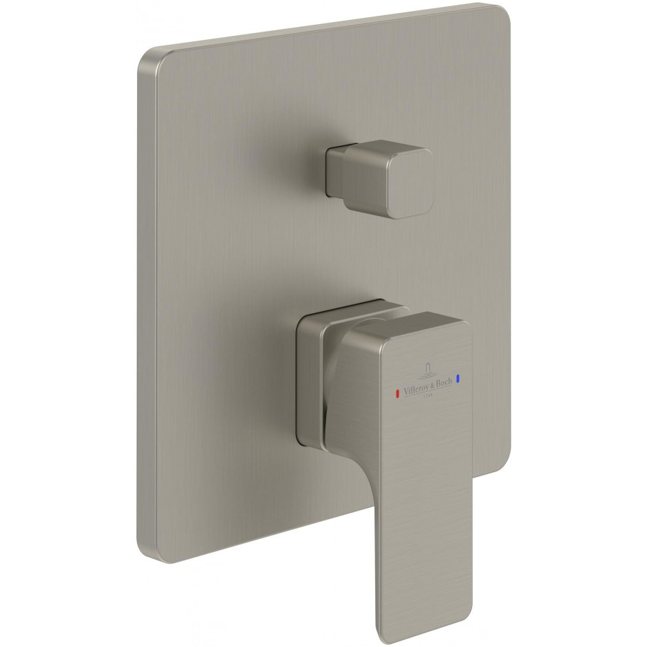 Villeroy & Boch Subway 3.0 bateria do montażu podtynkowego Brushed Nickel Matt - 900795_O1