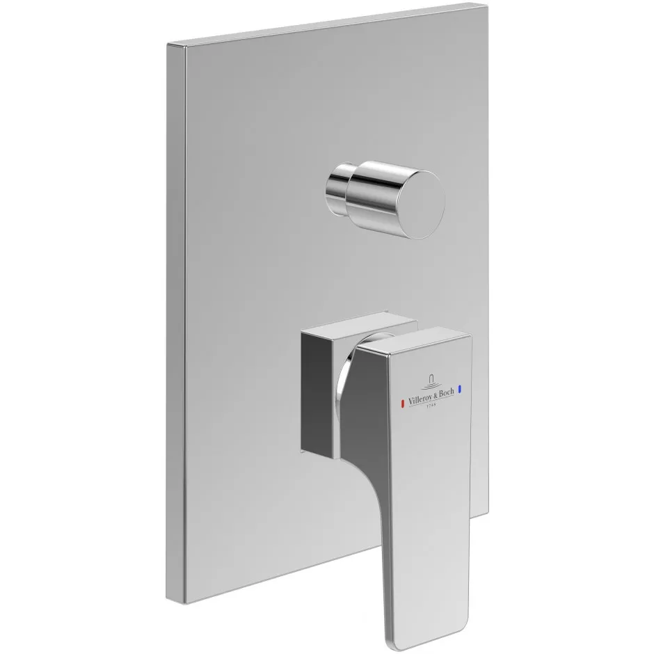 Villeroy & Boch Architectura Square bateria do montażu podtynkowego Chrome - 900603_O1