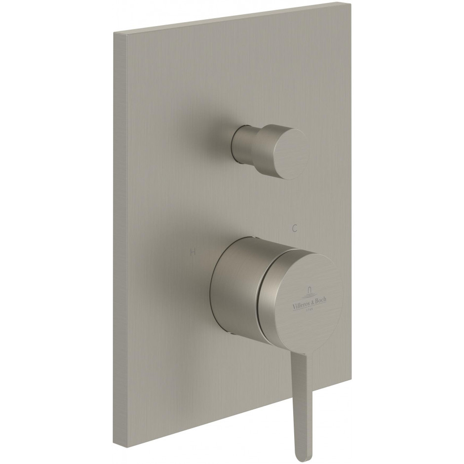 Villeroy & Boch Conum bateria do montażu podtynkowego Brushed Nickel Matt - 900634_O1