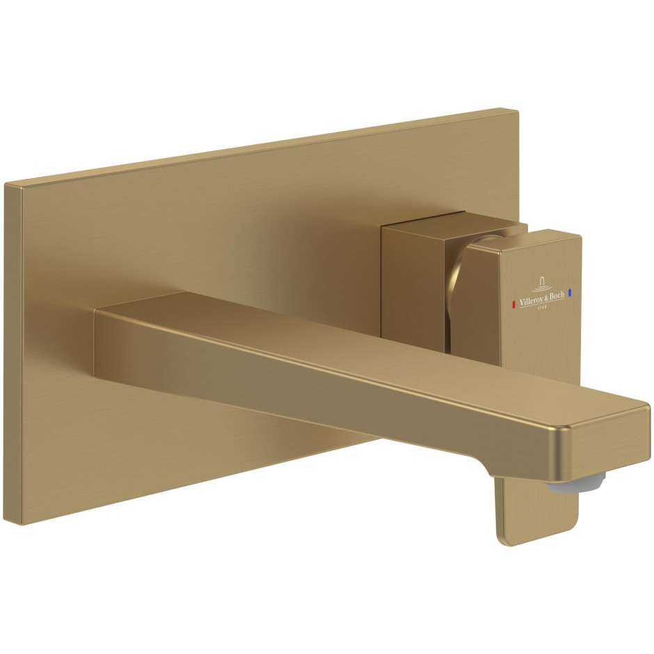 Villeroy & Boch Architectura Square bateria umywalkowa Brushed Gold - 900611_O1