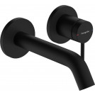 Hansgrohe Tecturis S bateria umywalkowa podtynkowa z wylewką 16 5 cm Czarny Matowy