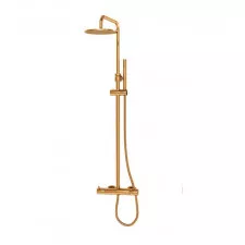 Steinberg 100 Rose Gold Zestaw prysznicowy termostatyczny z deszczownicą - 822384_O1