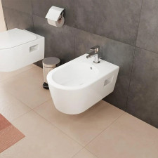 Hansgrohe EluPura Original S Bidet wiszący 540 1/o na bat. z przelewem SmartClean biały