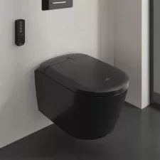 Villeroy & Boch ViClean Supreo Select toaleta myjąca TwistFlush Pure Black CeramicPlus