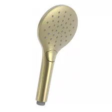 Tres Słuchawka prysznicowa Eco-drop 3 rodzaje strumienia O 110 mm. Dysze antyosadowe. Złoty cava 