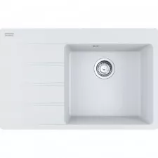 Franke Centro CNG 611-78 TL ociekacz z lewej strony Zlewozmywak wbudowywany Fragranit Biały Polarny - 833226_O1