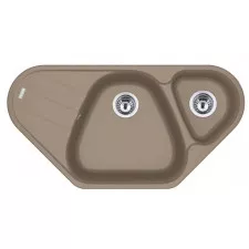 Franke AZG 661-E Zlewozmywak wbudowywany Fragranit Antea Cappuccino - 857793_O1