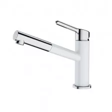 Franke Orbit Bateria kuchenna z wyciąganą wylewką Biały polarny/ Chrom - 830041_O1