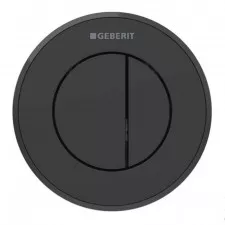 Geberit typ 10 zdalne uruchamianie do spłukiwania 2-pojemnościowego czarny mat/czarny - 882383_O1