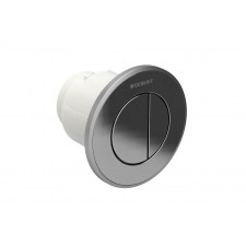 Geberit HyTouch pneumatyczny przycisk uruchamiający WC Typ 10, ręczny, podtynkowy, dwudzielny, chrom mat-chrom - 553831_O1