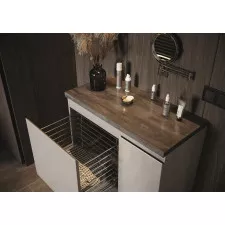 Defra Como B50 50X50X45 0D1S 0NW szafka wiszaca kosz pod blat Korpus: Zielony Mat Front: Zielony Mat - 881479_O1