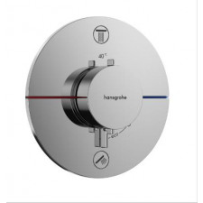 Hansgrohe ShowerSelect Comfort S Bateria termostatyczna, podtynkowa do 2 odbiorników ze zintegrowanym systemem zabezpieczającym zgodnie z EN 1717 Chrom - 896169_O1