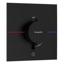 Hansgrohe ShowerSelect Comfort E Bateria termostatyczna, podtynkowa do 1 odbiornika z dodatkowym wyjściem Czarny Matowy - 896109_O1