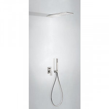 Tres Project kompletny zestaw prysznicowy podtynkowy deszczownica 160x550 mm stalowy - 746603_O1