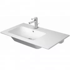 Duravit ME by Starck Umywalka meblowa asymetryczna 83x49 cm WonderGliss biały - 840449_O1