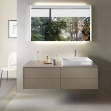Duravit DuraSquare - Umywalka nablatowa 60x47 CM Wondergliss - 840504_O1