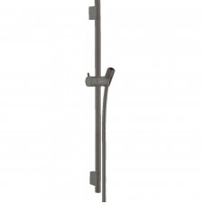 Hansgrohe Unica Drążek prysznicowy S Puro 65 cm z wężem i suwakiem,czarny szczotkowany - 782938_O1