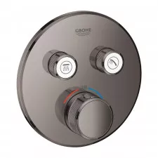 Grohe Grohtherm SmartControl Bateria wannowo-prysznicowa podtynkowa termostatyczna hard graphite - 798219_O1