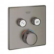 Grohe Grohtherm SmartControl Bateria wannowo-prysznicowa termostatyczna podtynkowa Grohe StarLight brushed hard graphite - 798244_O1