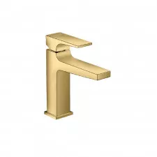 Hansgrohe Metropol bateria umywalkowa (M) 110 z kpl. odpływowym Push-Open, uchwyt jednoramienny, złoty optyczny - 782943_O1