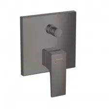 Hansgrohe Metropol bateria wannowa, montaż podtynkowy, uchwyt jednoramienny, element zewnętrzny, czarny szczotkowany - 782970_O1